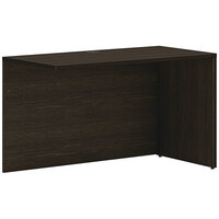 HON Mod 48" x 24" x 29" Java Oak Desk Return Shell