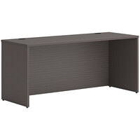 HON Mod 66" x 24" Slate Teak Laminate Credenza Shell