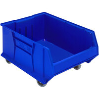 Quantum Blue Mobile Hulk Bin, 23 7/8" x 18 1/4" x 12"