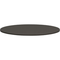 HON Mod 48" Round Slate Teak Laminate Conference Table Top