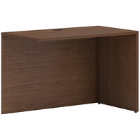 HON Mod 42" x 24" x 29" Sepia Walnut Desk Return Shell