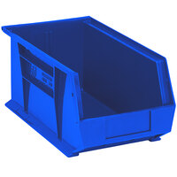 Quantum 14 3/4" x 8 1/4" x 7" Blue Hanging Bin QUS240BL