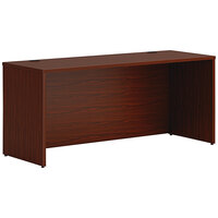 HON Mod 66" x 24" Traditional Mahogany Laminate Credenza Shell