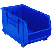 Quantum Blue Mobile Hulk Bin, 29 7/8" x 16 1/2" x 15"