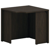 HON Mod 30" Square Java Oak Laminate Corner Desk Shell