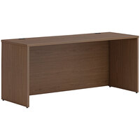 HON Mod 66" x 24" Sepia Walnut Laminate Credenza Shell