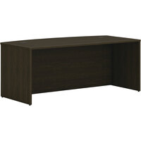 HON Mod 72" x 36" Java Oak Laminate Bow Front Desk