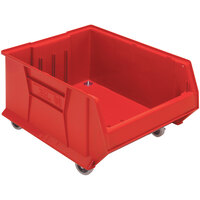 Quantum Red Mobile Hulk Bin, 23 7/8" x 18 1/4" x 12"