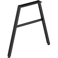 HON Mod 30" Black A-Leg for Laminate Worksurfaces