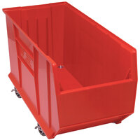 Quantum Red Mobile Hulk Bin, 35 7/8" x 16 1/2" x 17 1/2"