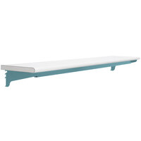 BenchPro 15" x 72" Light Blue Adjustable Height Formica Laminate Top Shelf TS1572