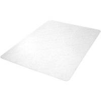 Deflecto SuperMat 46" x 60" Clear Vinyl Rectangle Straight Edge Hard Floor Chair Mat