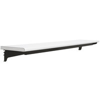 BenchPro 15" x 48" Black Adjustable Height Formica Laminate Top Shelf TS1548