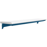 BenchPro 15" x 60" Dark Blue Adjustable Height Formica Laminate Top Shelf TS1560