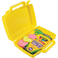 Deflecto 8 1/2" x 10 1/4" x 2 3/4" Yellow Antimicrobial Kids Storage Case