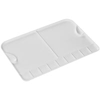 Deflecto 16 5/8"x 8 15/16" x 1/16" White / Gray 11-Well Paint Tray