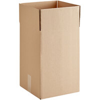 Lavex 12" x 12" x 15" Kraft Corrugated RSC Shipping Box - 25/Bundle