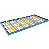 Vestil 96" x 48" Blue Steel Pallet Rack Gravity Flow Shelf GFL-9648