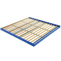 Vestil 96" x 96" Blue Steel Pallet Rack Gravity Flow Shelf GFL-9696