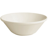 RAK Porcelain Rondo 24.7 oz. Ivory Embossed Porcelain Stackable Bowl - 12/Case