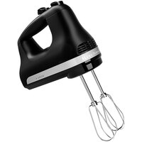 KitchenAid Ultra Power KHM512BM Matte Black 5-Speed Hand Mixer - 120V