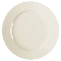 RAK Porcelain Rondo 7 1/2" Ivory Embossed Porcelain Flat Plate - 24/Case