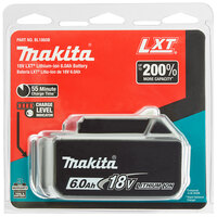 Makita BL1860B 18V LXT Lithium-Ion 6.0 Ah Battery