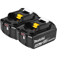 Makita BL1850B-2 18V LXT Lithium-Ion 5.0 Ah Battery - 2/Pack