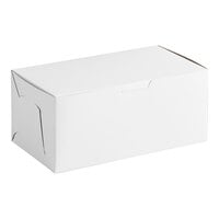Baker's Lane 9" x 5" x 4" White Bakery Box - 250/Bundle