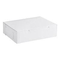 Baker's Lane 18 1/2" x 14 1/2" x 5" White Half Sheet Cake / Bakery Box - 50/Bundle
