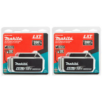 Makita BL1860B-2 18V LXT Lithium-Ion 6.0 Ah Battery - 2/Pack