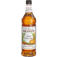 Monin Premium Spiced Brown Sugar Flavoring Syrup 1 Liter - 4/Case