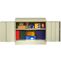 Tennsco 18" x 36" x 30" Putty Standard Storage Cabinet with Solid Doors