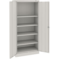 Tennsco 18" x 30" x 72" Light Gray Standard Storage Cabinet