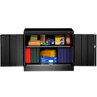Tennsco 18" x 36" x 30" Black Standard Storage Cabinet