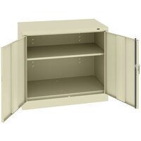 Tennsco 24" x 36" x 36" Putty Standard Storage Cabinet with Solid Doors
