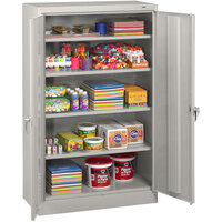 Tennsco 18" x 36" x 60" Light Gray Standard Storage Cabinet