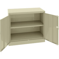 Tennsco 18" x 36" x 36" Putty Standard Storage Cabinet with Solid Doors