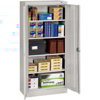 Tennsco 15" x 30" x 66" Light Gray Standard Storage Cabinet