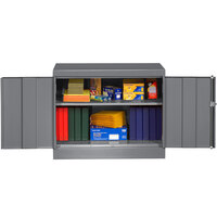 Tennsco 18" x 36" x 30" Dark Gray Standard Storage Cabinet