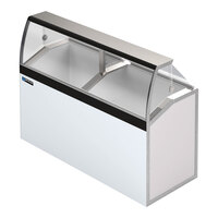 Master-Bilt DD-66LCG 69" Low Curved Glass Ice Cream Dipping Cabinet