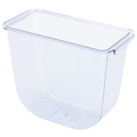 San Jamar BD105 Clear 1.5 Pint Replacement Tray for San Jamar Dome - NSF