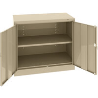 Tennsco 18" x 36" x 36" Sand Standard Storage Cabinet with Solid Doors