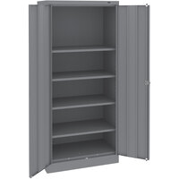 Tennsco 18" x 30" x 72" Dark Gray Standard Storage Cabinet