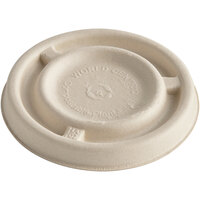 World Centric 2 oz. Compostable Fiber Lid - 2000/Case