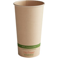 World Centric NoTree 20 oz. Natural Compostable Paper Hot Cup - 1,000/Case