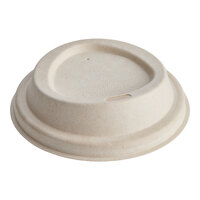 World Centric 8 oz. Fiber Hot Cup Sip Lid - 1,000/Case
