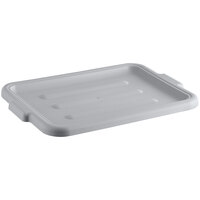 Lavex 21 1/2" x 15 1/12" Gray Polypropylene Utility Lid