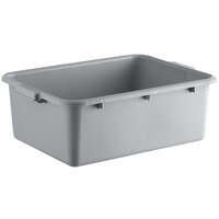 Lavex 20" x 15" x 7" Gray Polypropylene Utility Bin