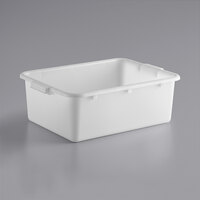 Lavex 20" x 15" x 7" White Polypropylene Utility Bin